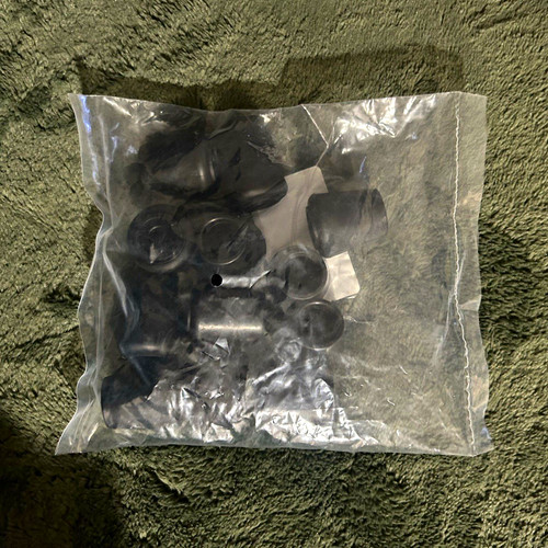 Assorted black rubber - black,