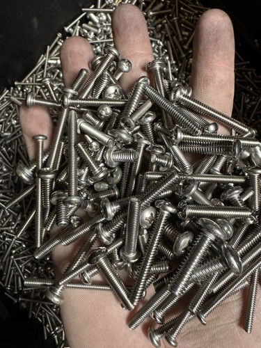 Mixed machine screws - lb,